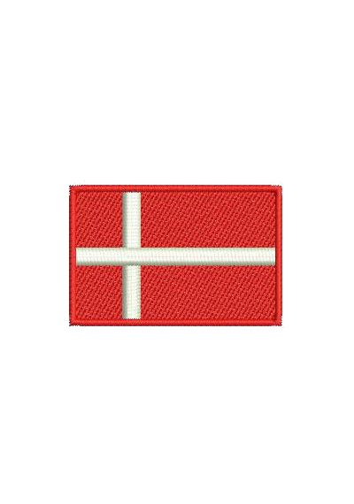 Bandeira da Dinamarca  6X4 CM